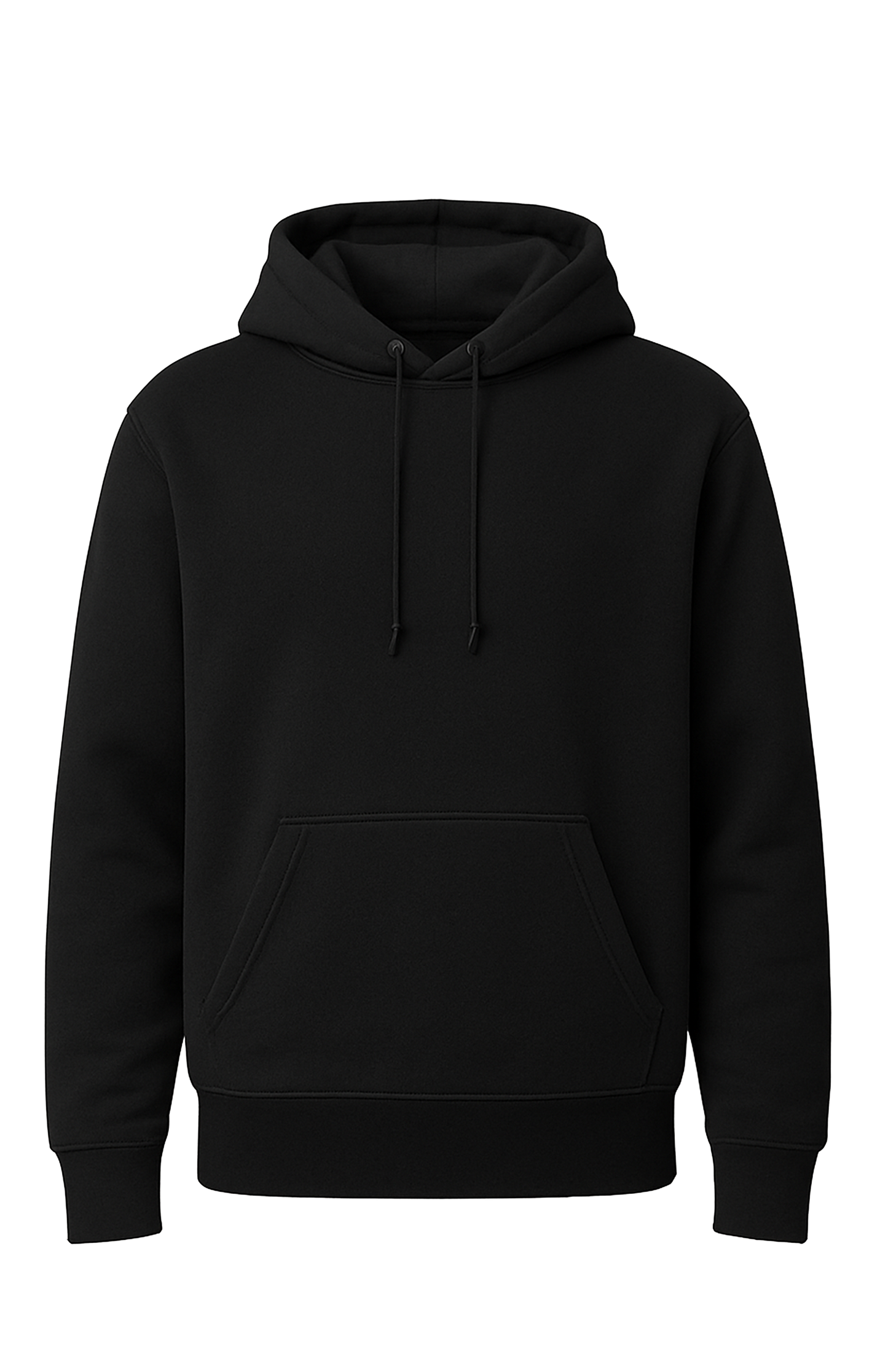 Custom Black Hoodie – Add Your Own PNG Design!