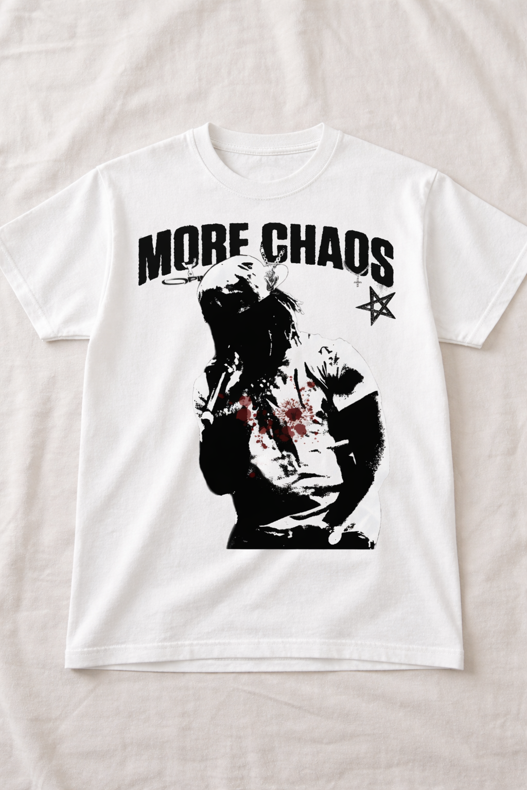 in person More Ken Carson More Chaos Tee back tackles design Opium urban fashion”