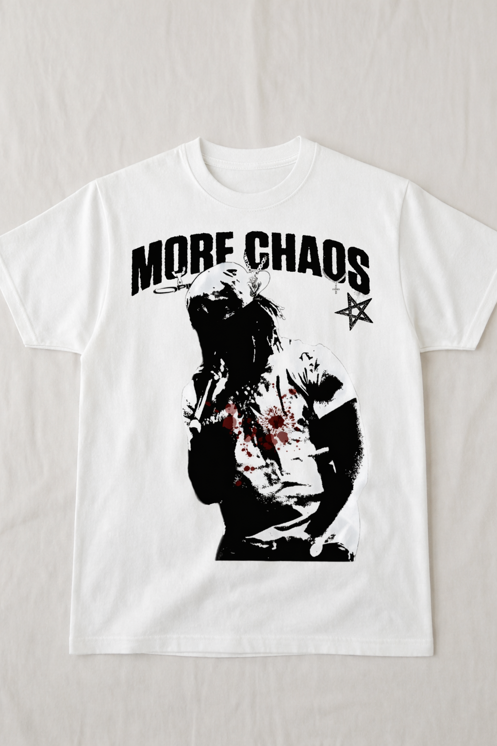 More Ken Carson More Chaos Tee front design rap merch Opium streetwear”