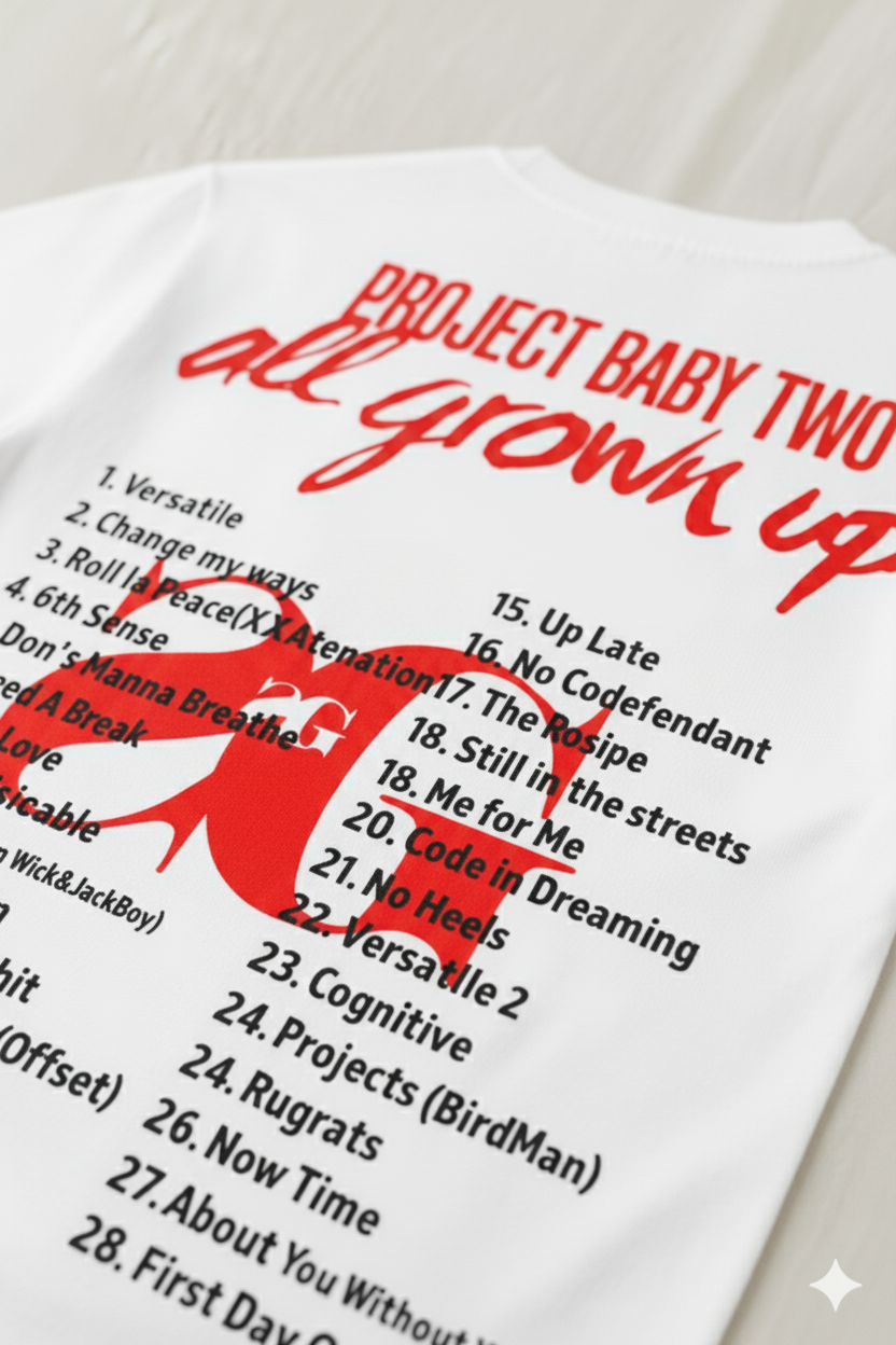 Kodak Black "Project Baby Two: All Grown Up" Tribute T-Shirt