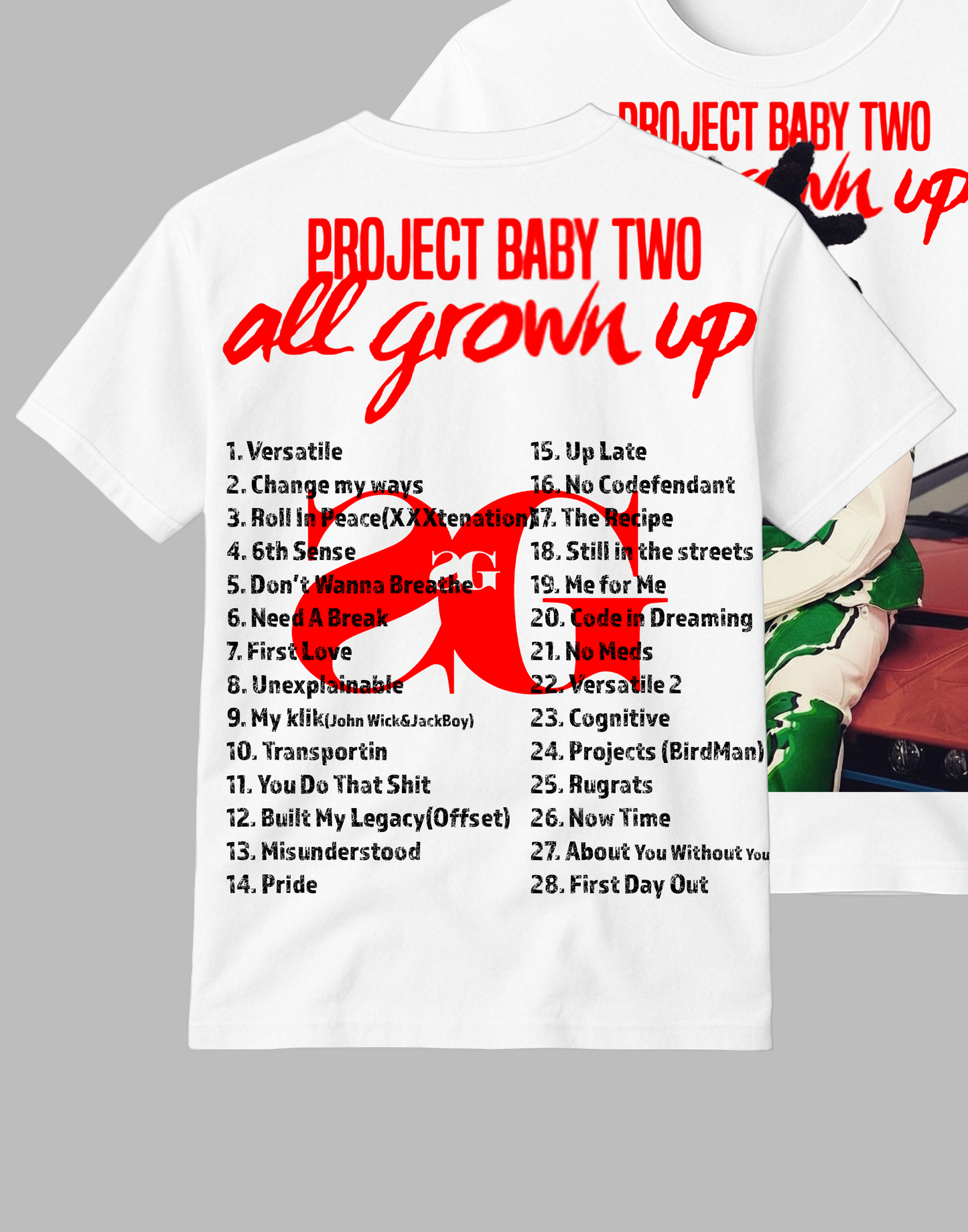 Kodak Black "Project Baby Two: All Grown Up" Tribute T-Shirt