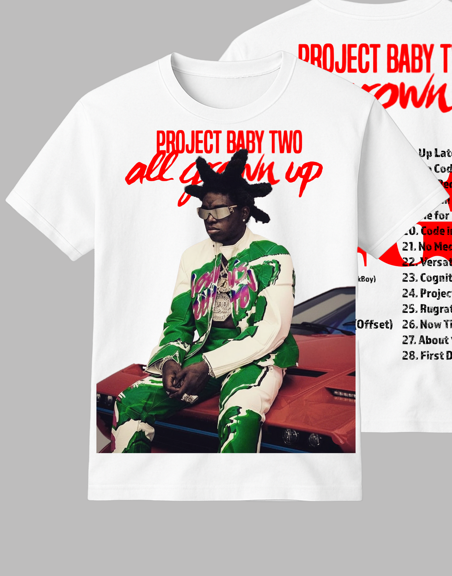 Kodak Black "Project Baby Two: All Grown Up" Tribute T-Shirt