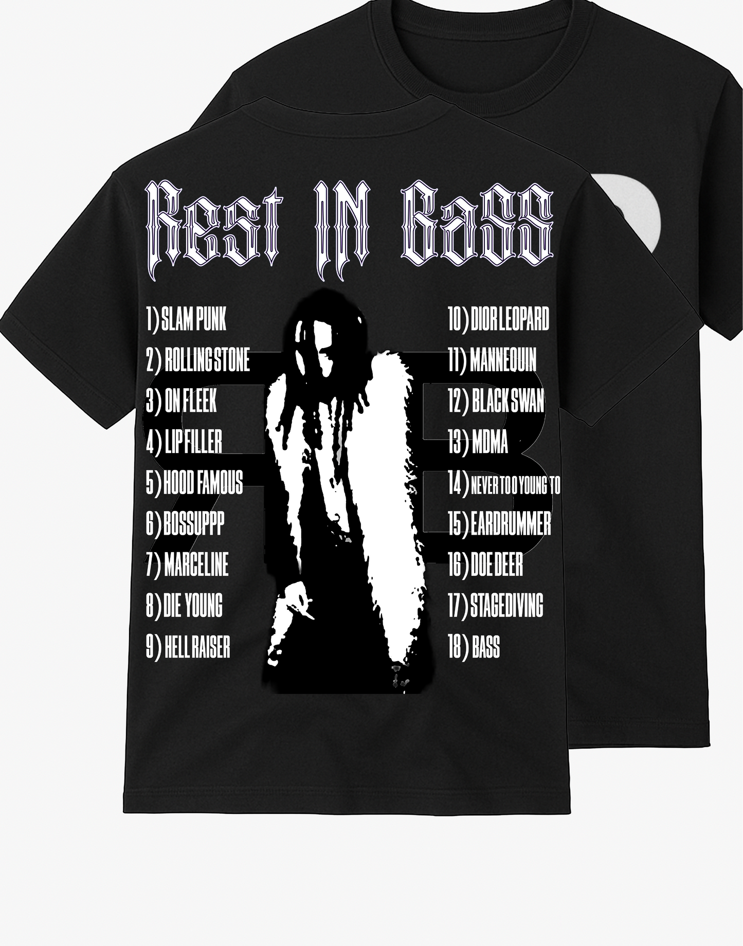 Che Rest In Bass black streetwear t-shirt underground bass tour graphic