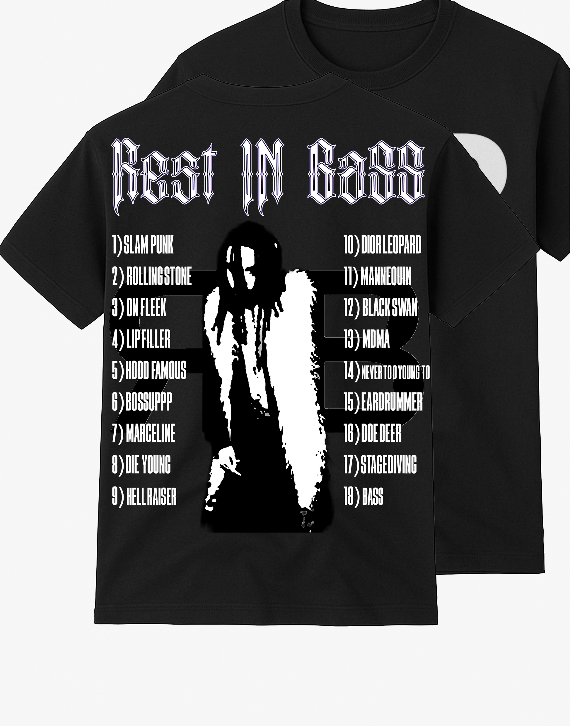 Che Rest In Bass black streetwear t-shirt underground bass tour graphic