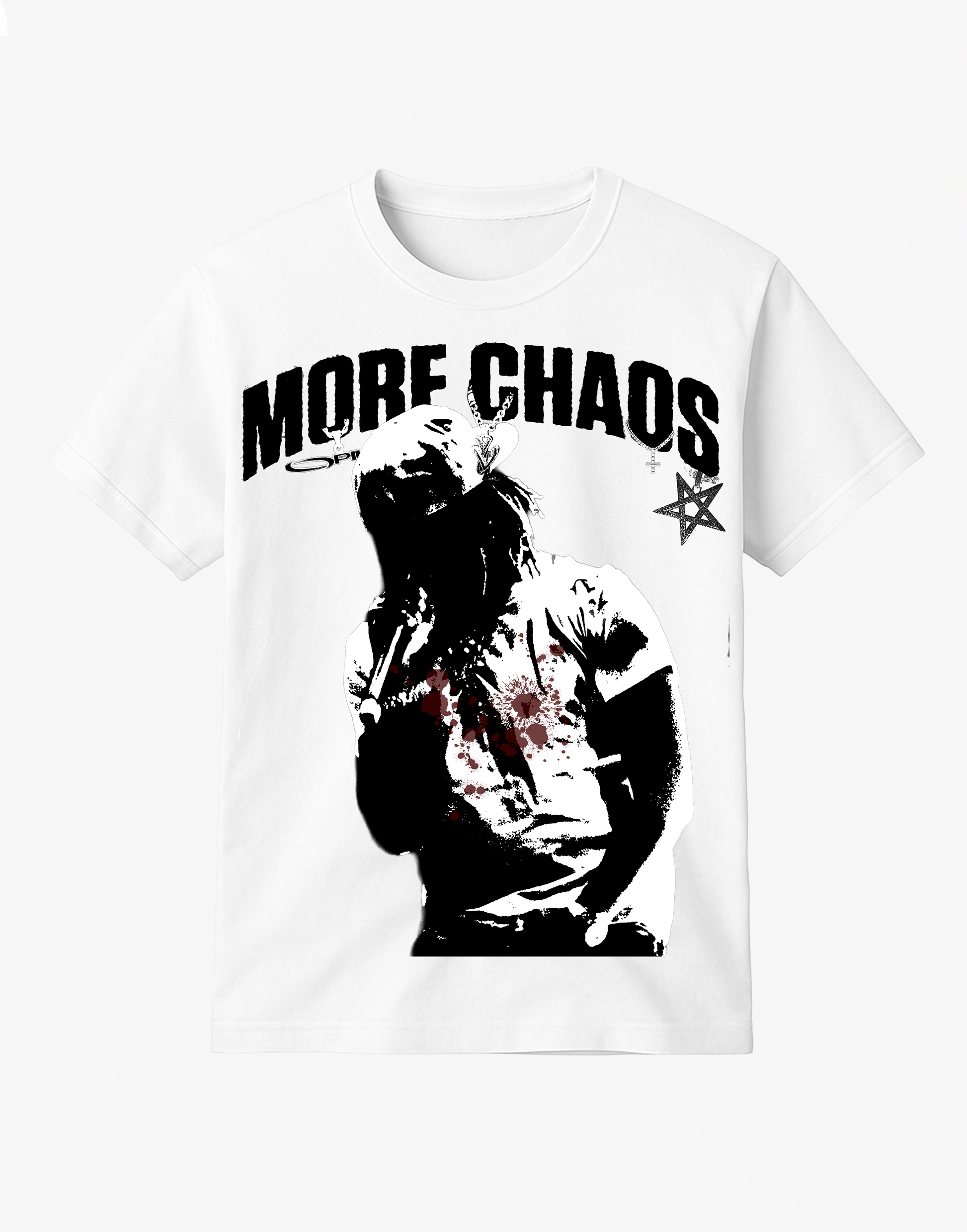 More Ken Carson More Chaos Tee front design rap merch Opium streetwear”