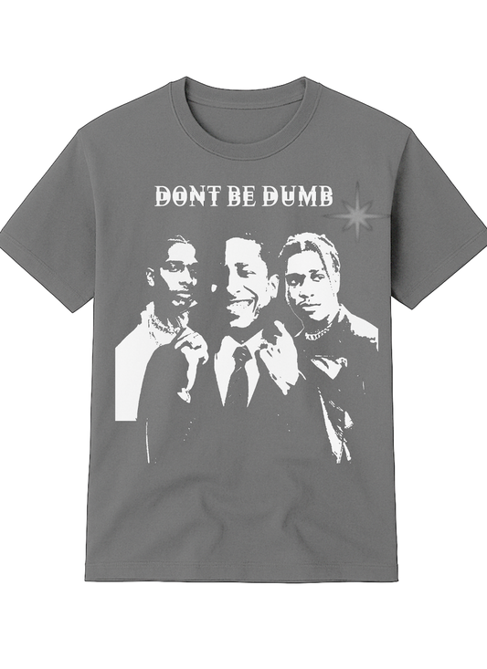 Gray Don't Be Dumb T-Shirt